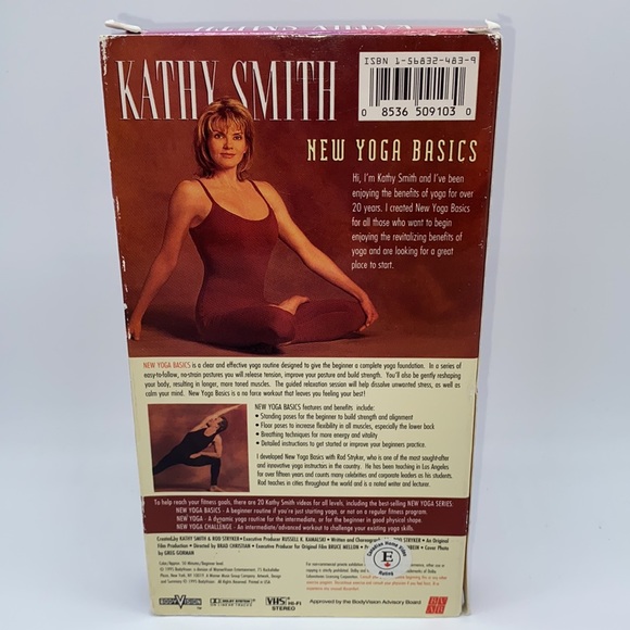 Kathy Smith New Yoga Basics Beginner VHS Video Fitness Exercise - Picture 4 of 9